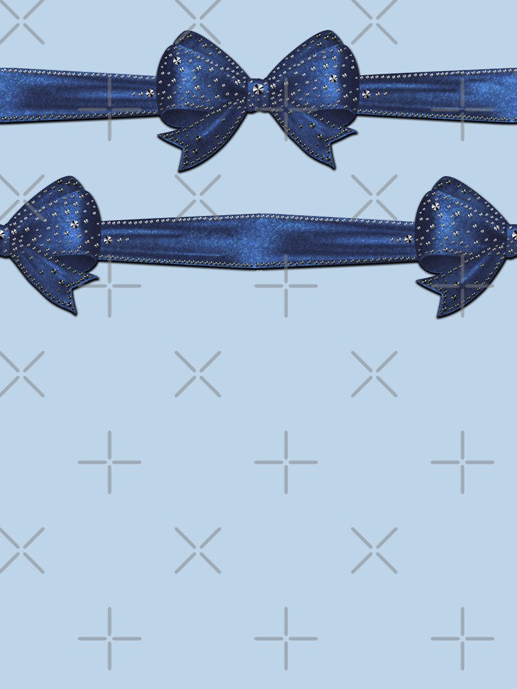 Blue bows pattern gifts baby birthday birth by GlamourChick