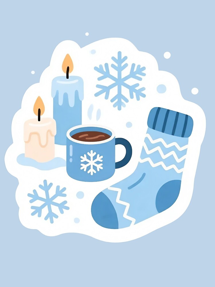 Blue Hot Chocolate & Melting Candles by Soulharmony