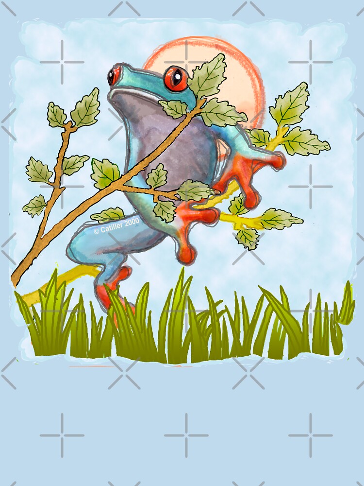 Frog Hiding by artmuvz