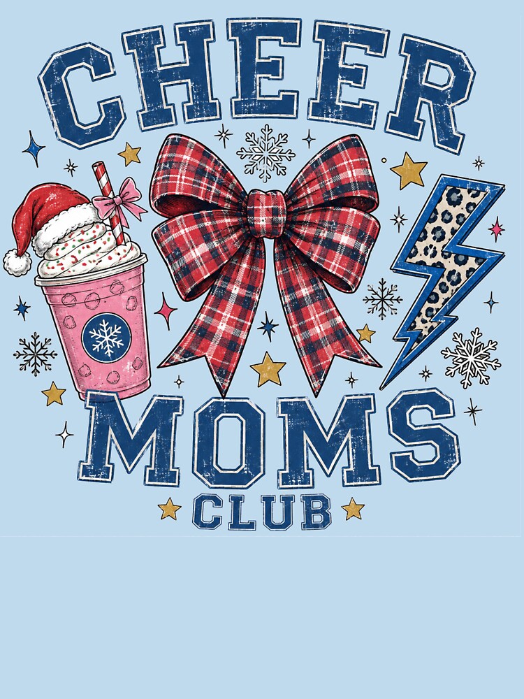 Coquette Christmas Cheer Moms Club Pink Bow Santa Hat Iced Coffee by Yellowriversss
