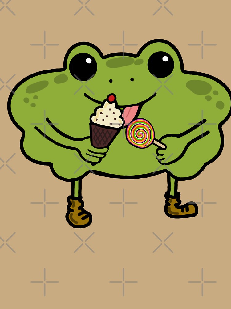 Watercolor cute frog by Designs1279