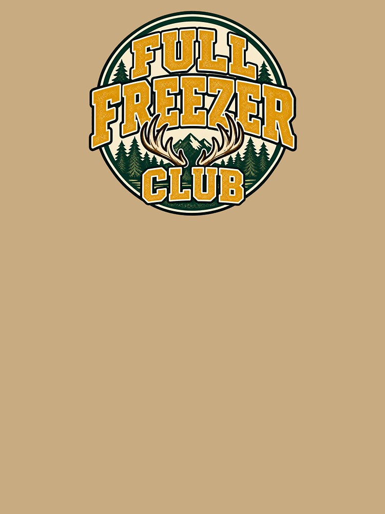 Full Freezer Club – Vintage Deer Hunting Outdoors Design by EastEndTownie