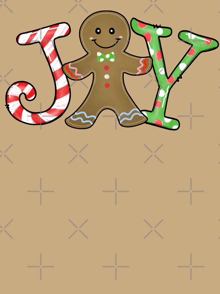 Christmas joy gingerbread man by JavierShih