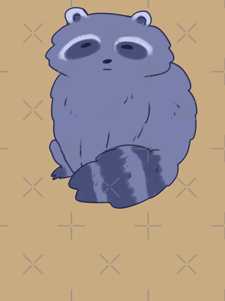 Chunky Raccoon drawing by Mayarart