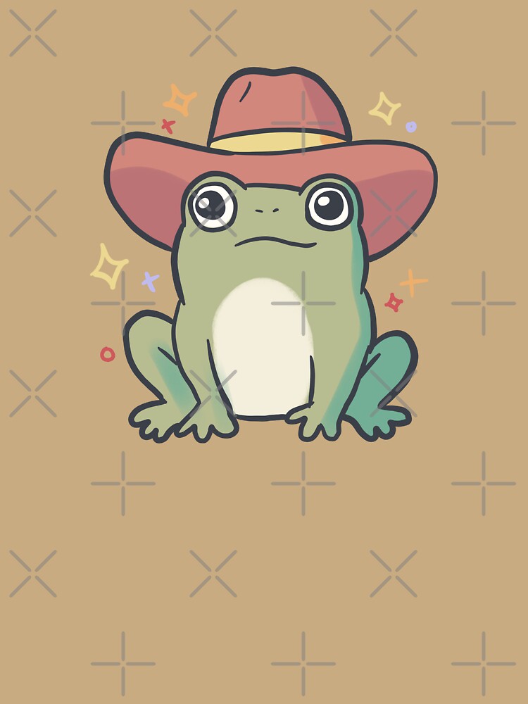 Cowboy frog illustration by Artofmayara