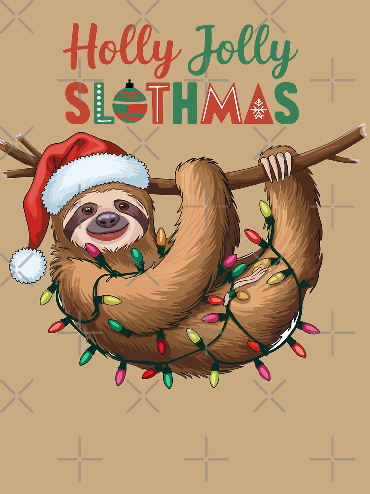 Holly Jolly Slothmas by mergmart