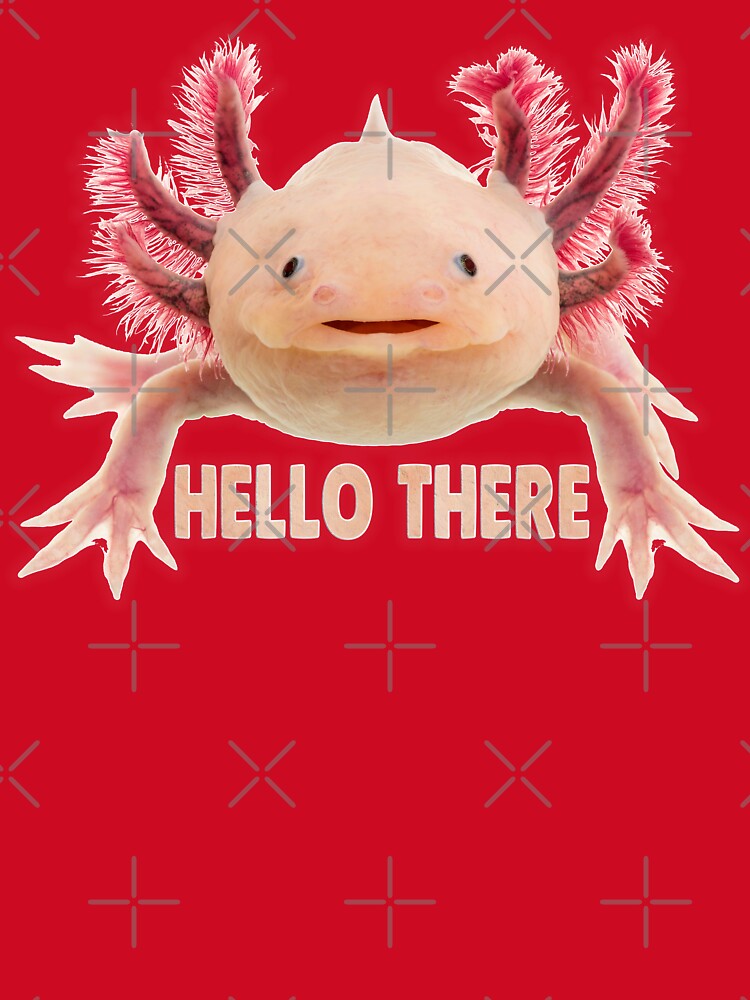 Axolotl Telling To You 'HELLO THERE' by Phantasmal-2-do