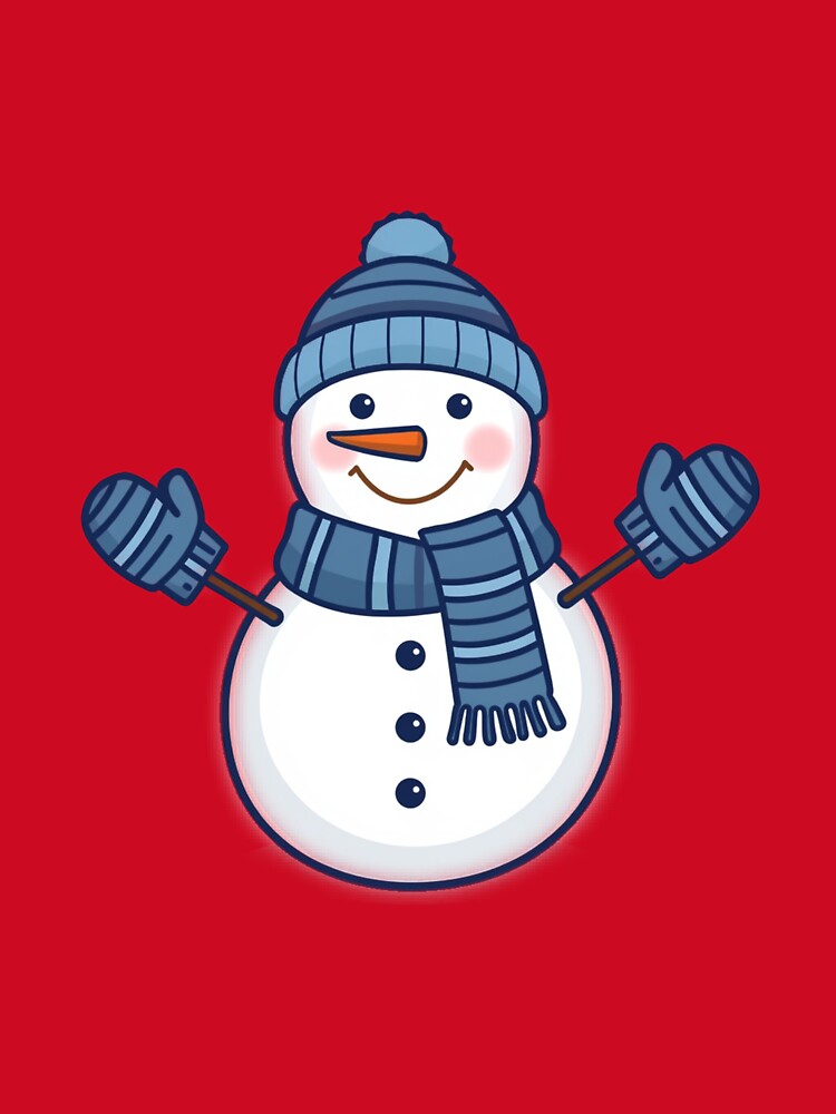 Funny Christmas Snowman Cartoon by CHMOULA
