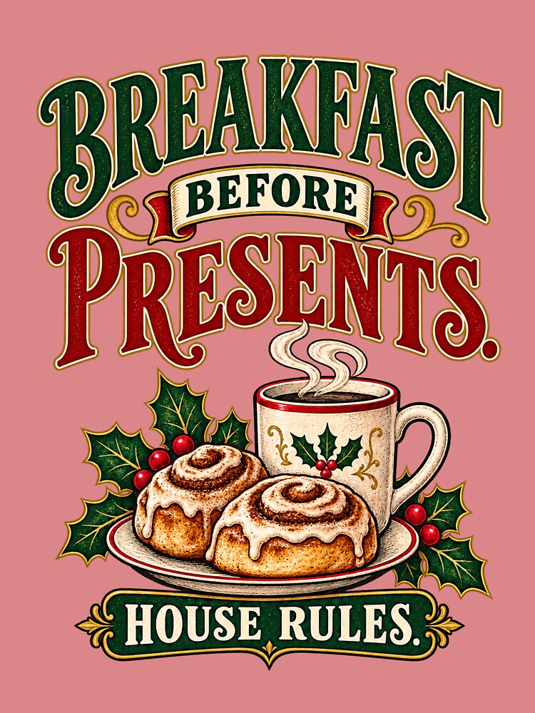 Breakfast Before Presents – Christmas Morning House Rules by lecroyhouse