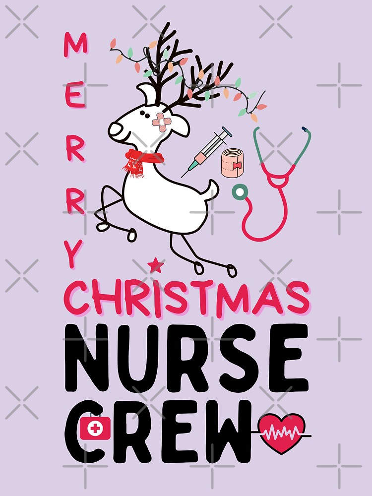 Christmas Nurse Crew Funny Xmas Costume, For Nurse, Nurse Xmas by Airmilly Store