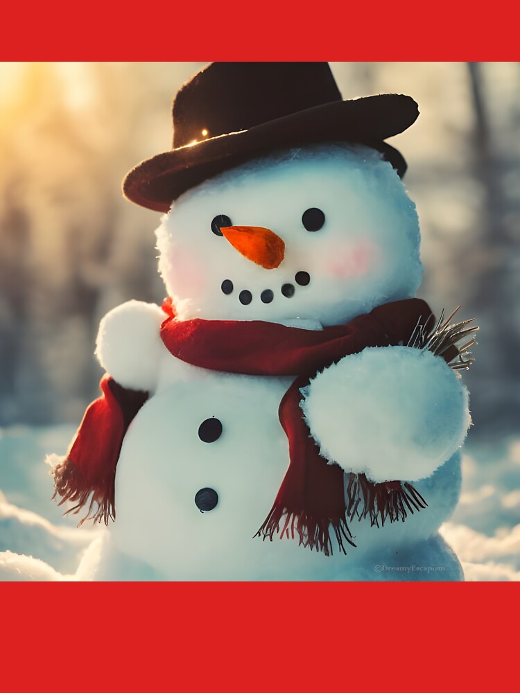 Cute Snowman who also happens to be very Cool by DreamyEscapism