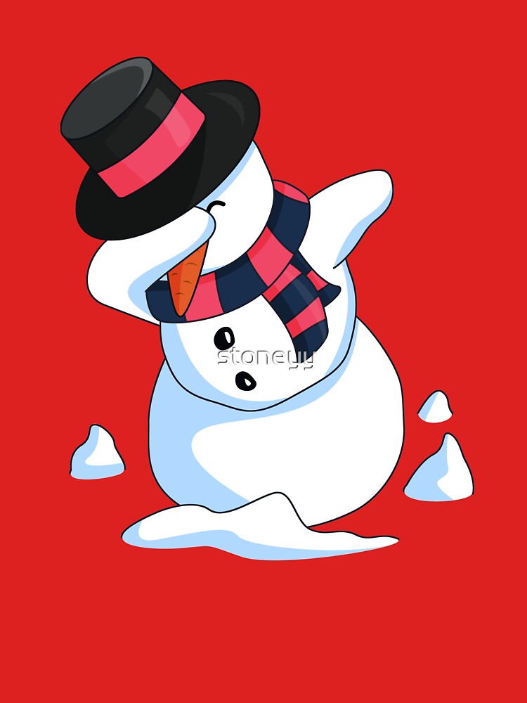 Dabbing Snowman by stoneyy