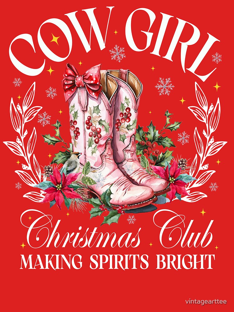 Cowgirl Christmas by vintagearttee