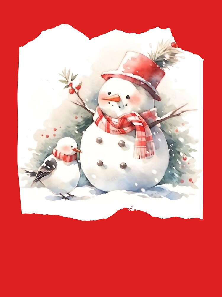 Holiday Snowman by sstudioarts