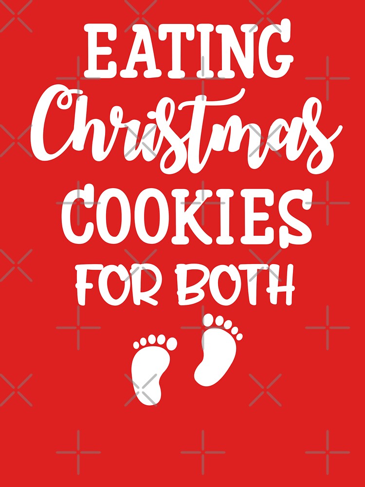 Christmas Cookies White Text With Children Footprint Premium by Design-Maniya