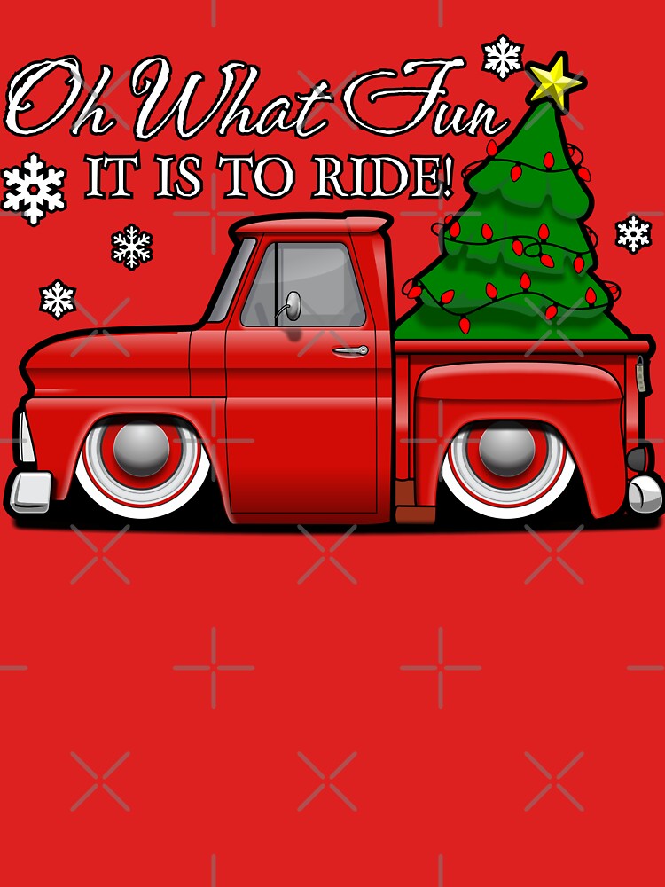 1964 C10 Hot Rod Truck (Christmas - Oh What Fun It Is To Ride) by 302Design