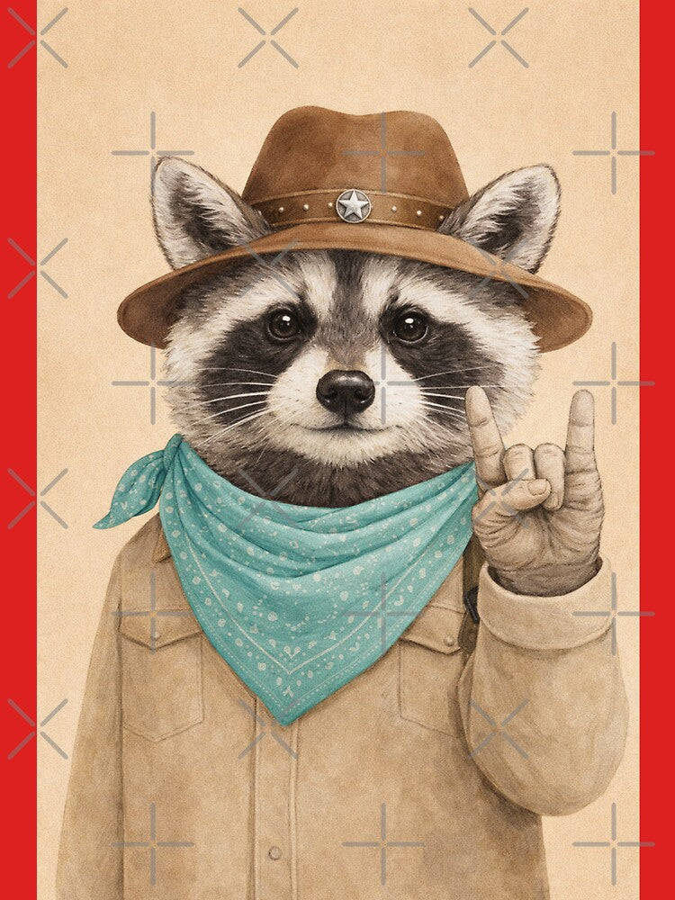 Rocking Racoon - Rocking Animals Serie by LuluLeb