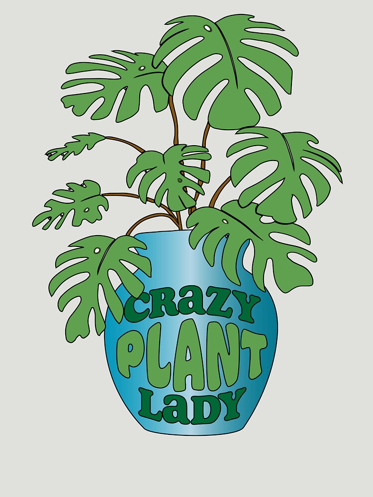 Monstera plant lady design by Ideallity