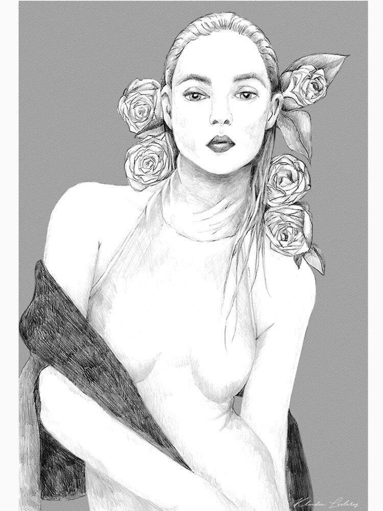 Crazy Plant Lady Woman Nature Flowers by klaudialeclercq