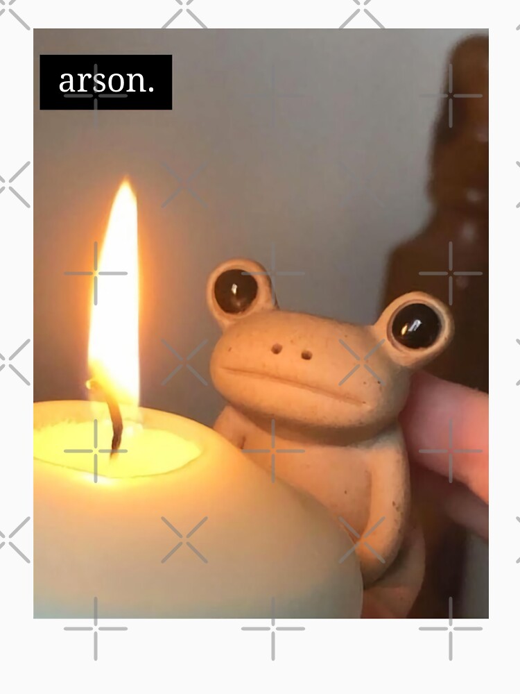 HQ Arson Evil Sad Frog Meme by fomodesigns