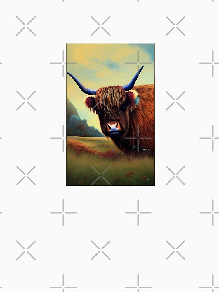 Highland cow by GroovyDino