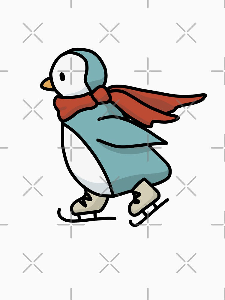 Little Skating Penguin by bassoongirl123