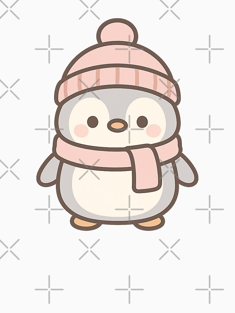 Cute Kawaii Winter Penguin Icon by Fernova