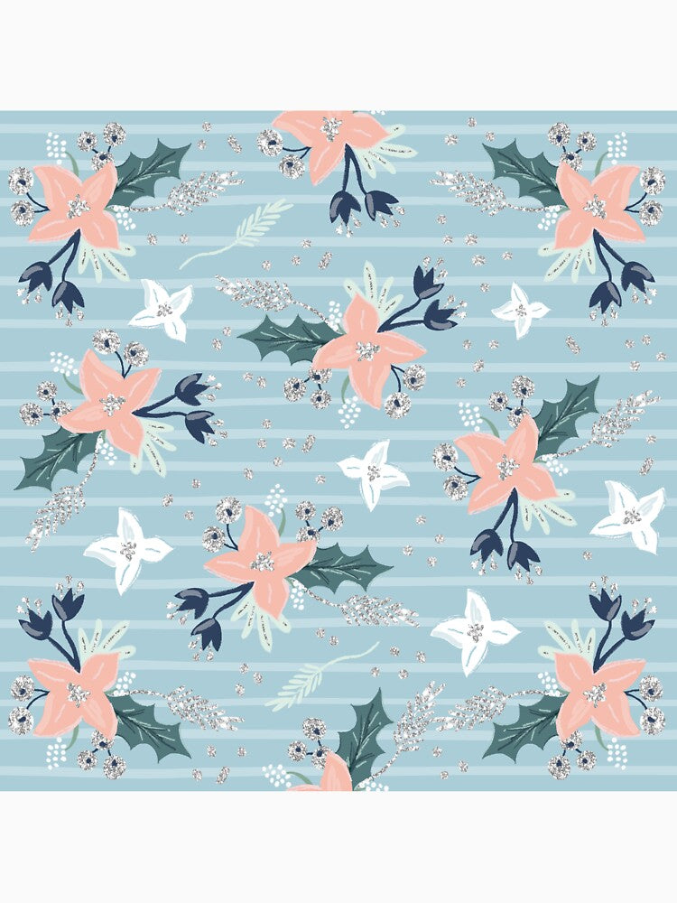 Pastel Christmas  flowers by DarkArtStudio