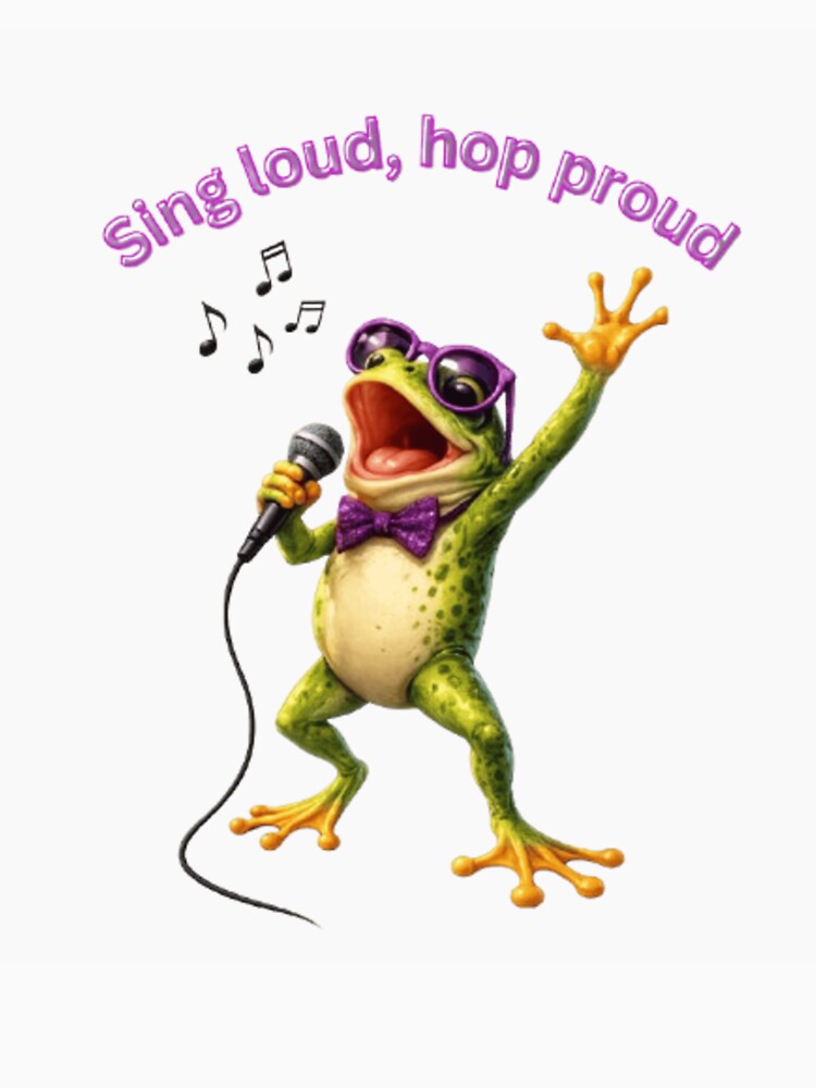 Singing Frog by Pixanova