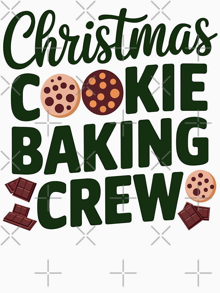 Funny Christmas Cookie Baking Crew by Quirky Shirts