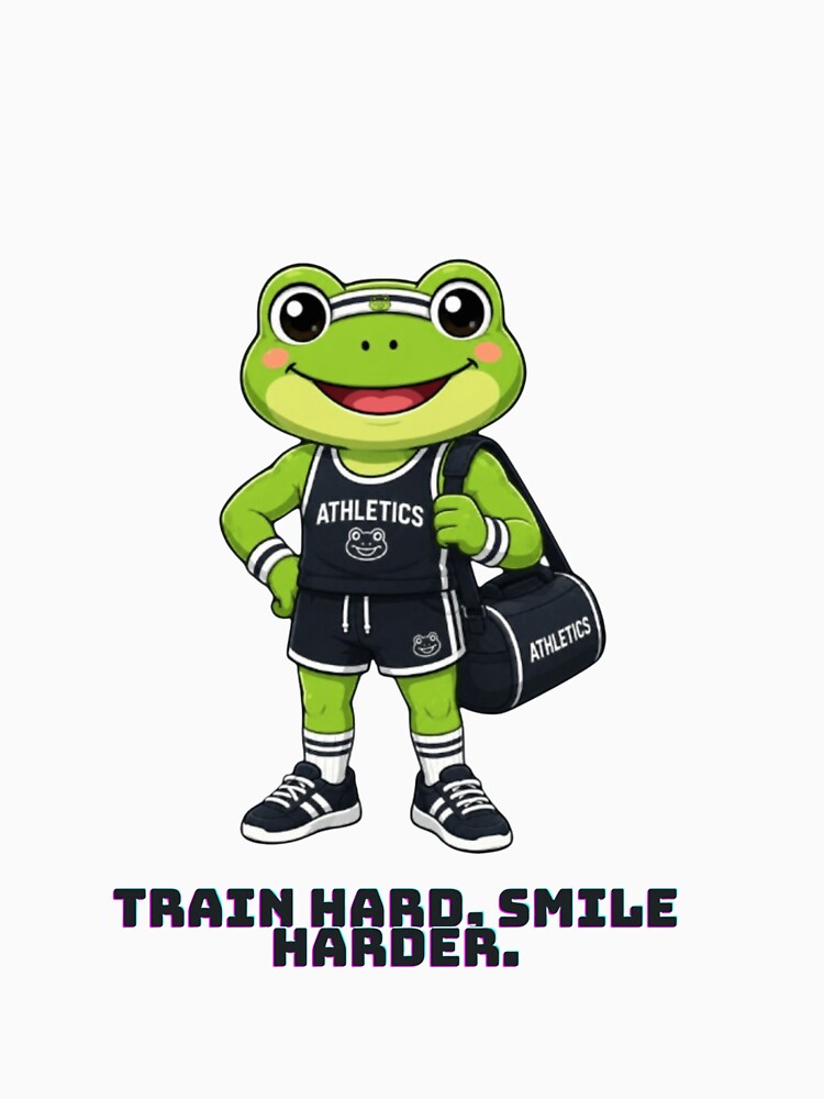 Smiling Athletic Frog by Pixanova
