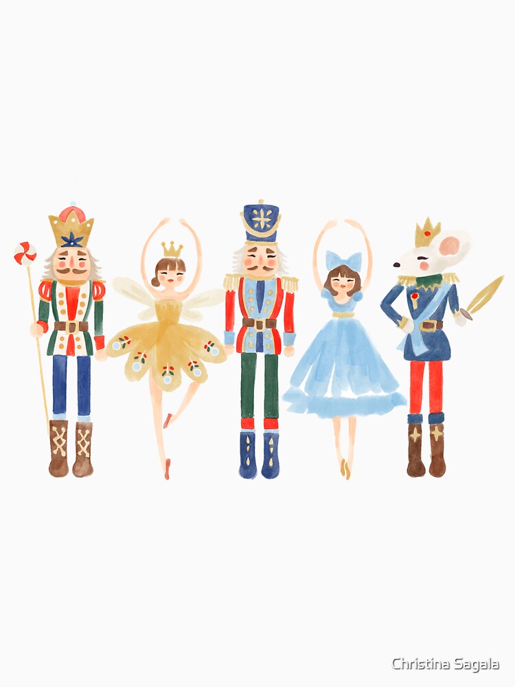 Christmas fairy and nutcracker by Christina Sagala