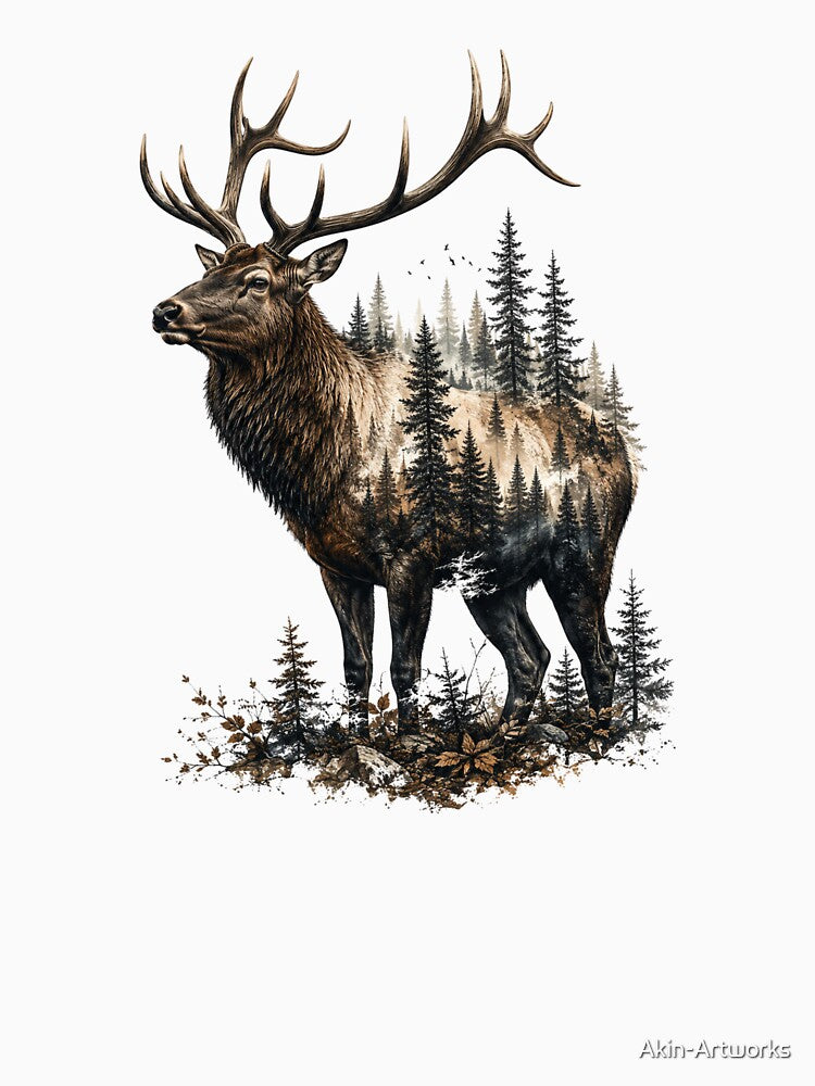 DEER FOREST by Akin-Artworks