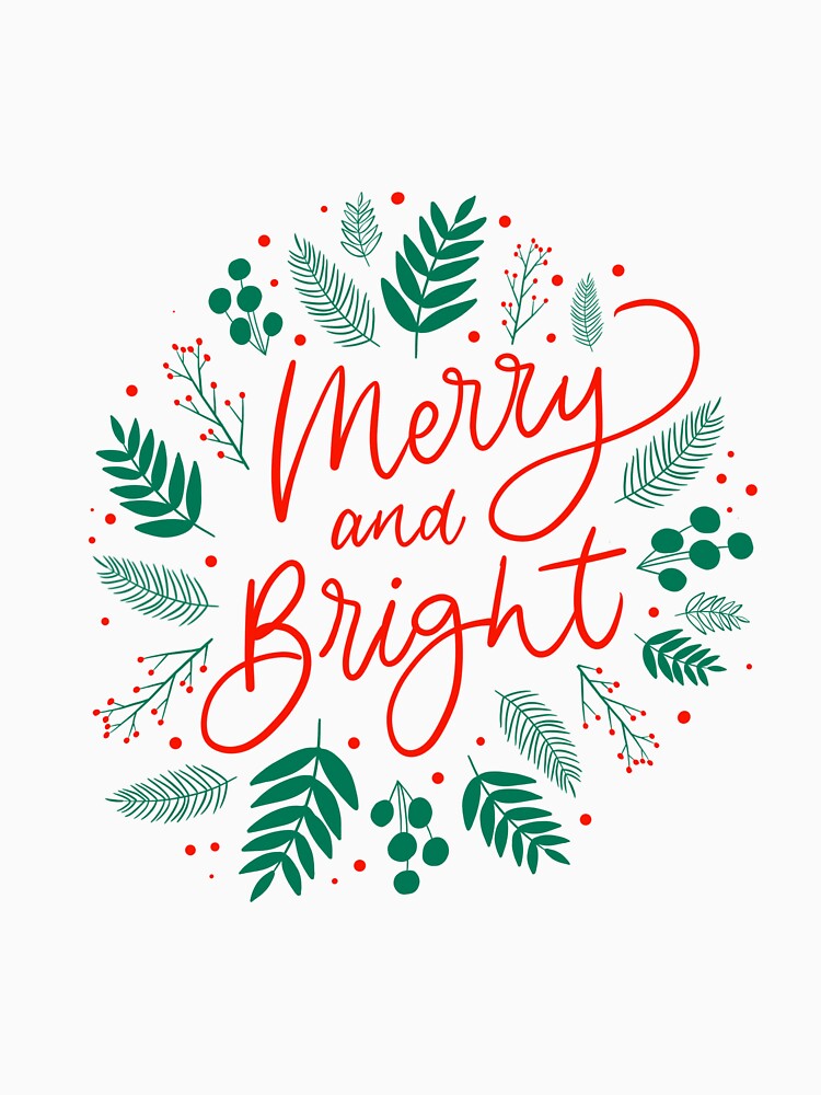 Merry and bright by dudaoliveira.art
