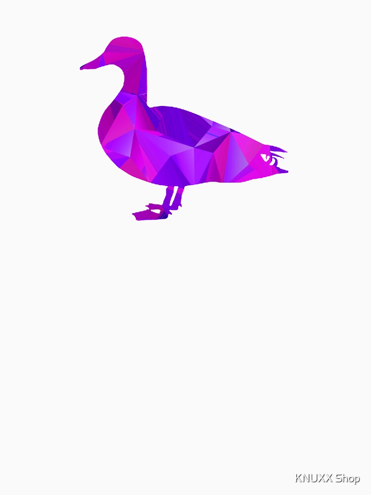 I Love Ducks Purple Fowl Waterfowl Hunter Quack Geometric by KNUXX Shop