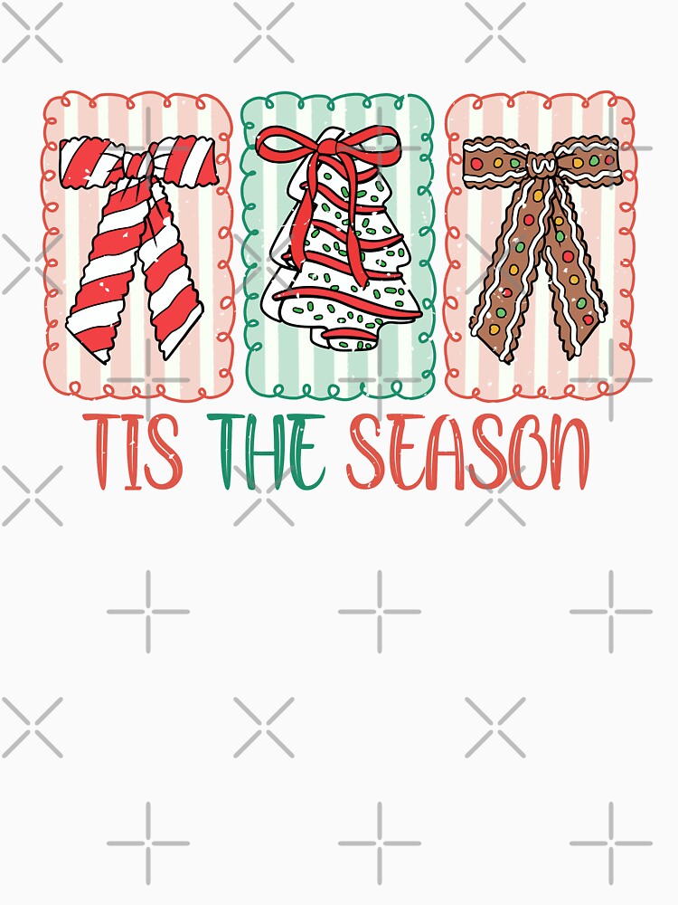 “Tis The Season” Christmas Bows & Tree Cake by Prickly Pear Printables & More