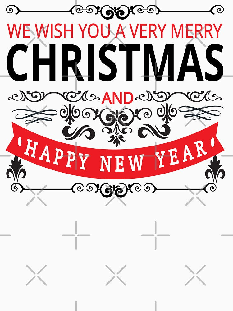 We Wish You a Very Merry Christmas and Happy New Year T Shirt Christmas Funny Sweet Santa Paws X-mas Gifts Kids Boys Girls Men Women Essential T-Shirt by mira031128