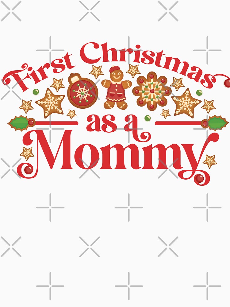 First Christmas as a Mommy gingerbread cookies by Kuku-Craft