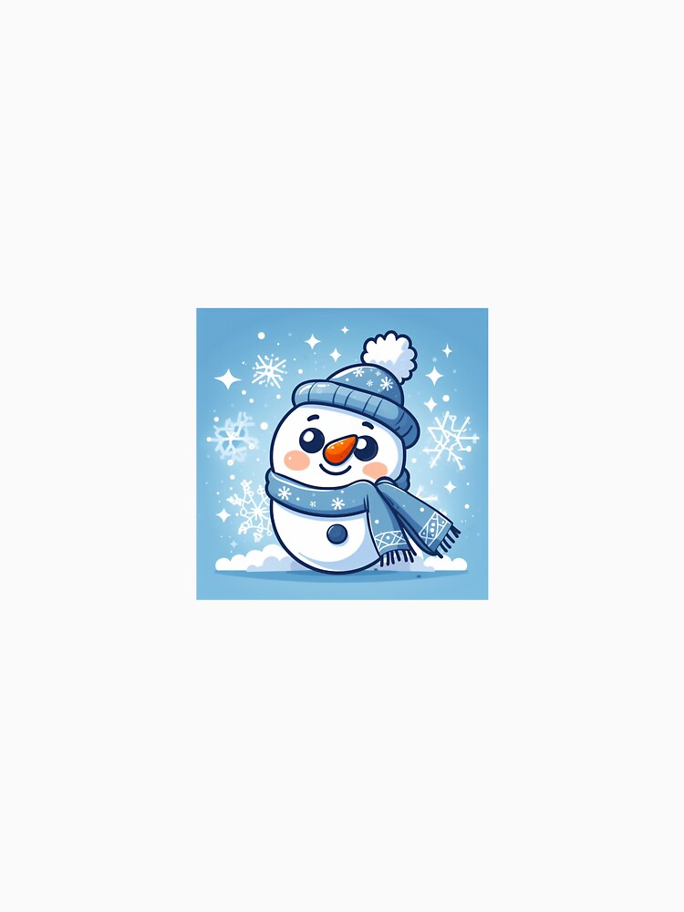 cute snowman, christmas, new year, cute snowman print, snowman by ввмел2020