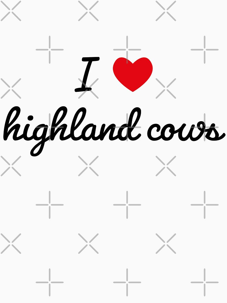 I love highland cows scottish cow by Ayelandco