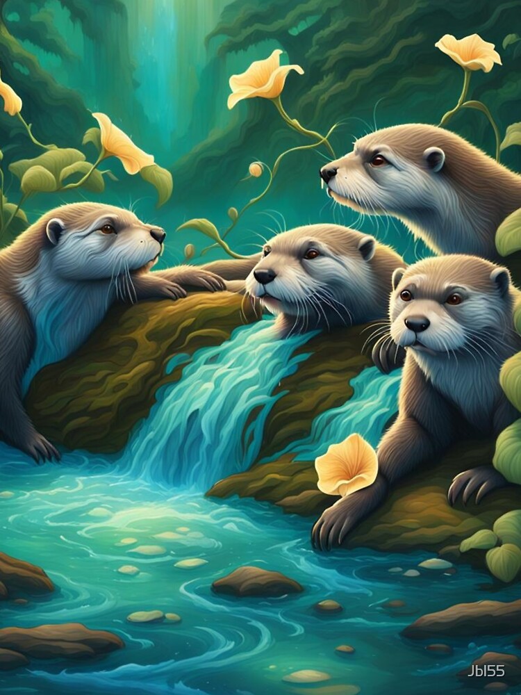 Otter Family by Jbl55