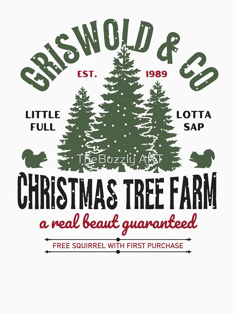 Griswold's Tree Farm Since 1989, Christmas Family, Gift Christmas by TheBuzzly ART