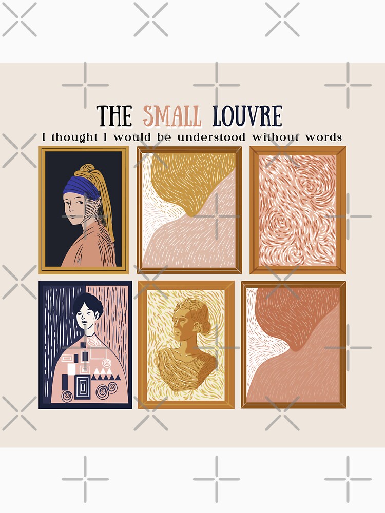 The small Louvre - 6 paintings - Light background by Athenasgirl