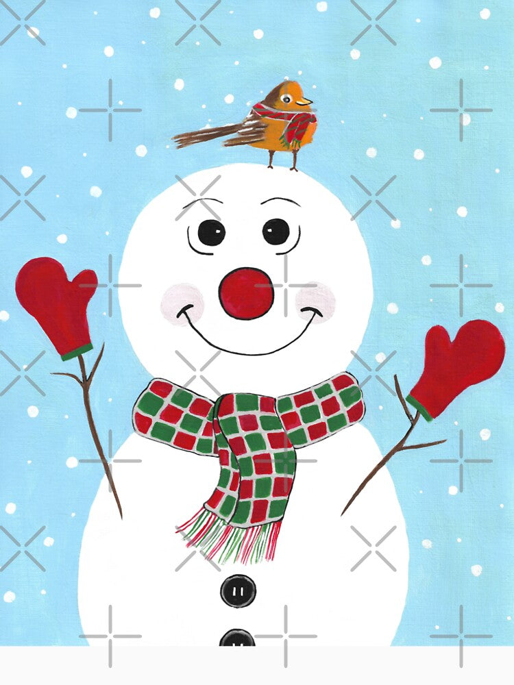 Funny Frosty Snowman - by Sartoris Art