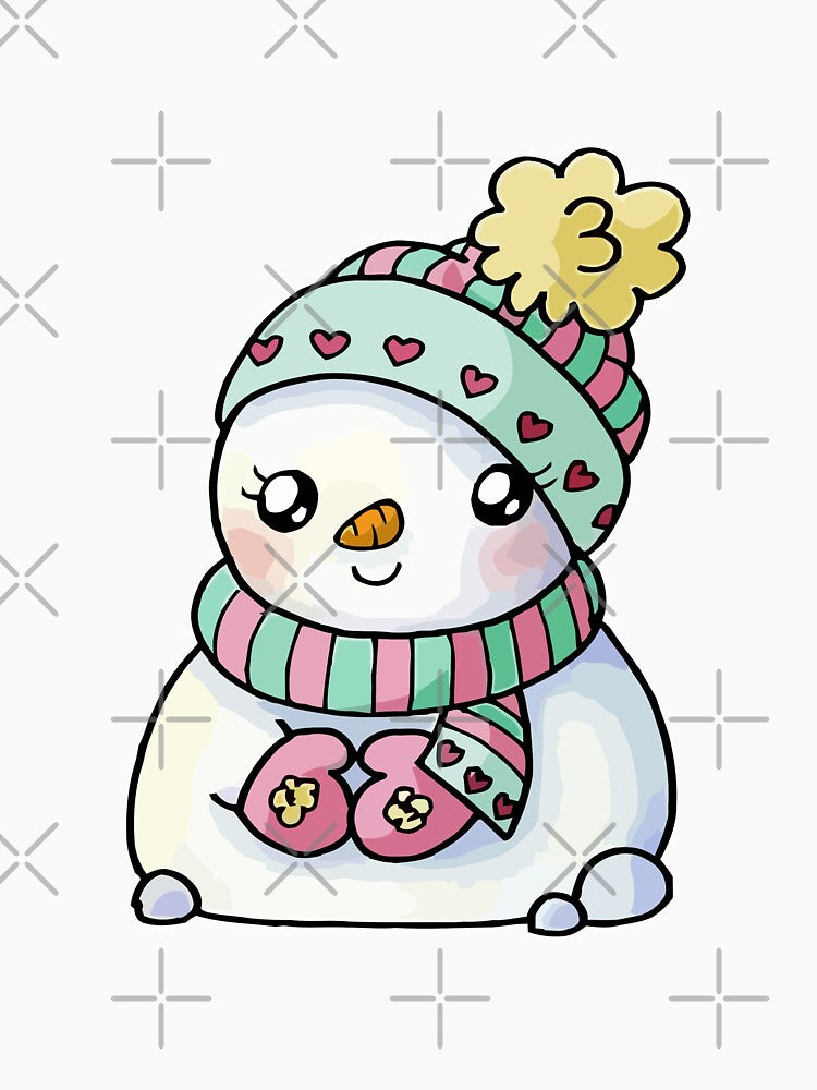Kawaii Snowman by MarRodG
