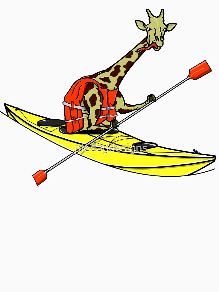 Giraffe Sea Kayaking by piedaydesigns