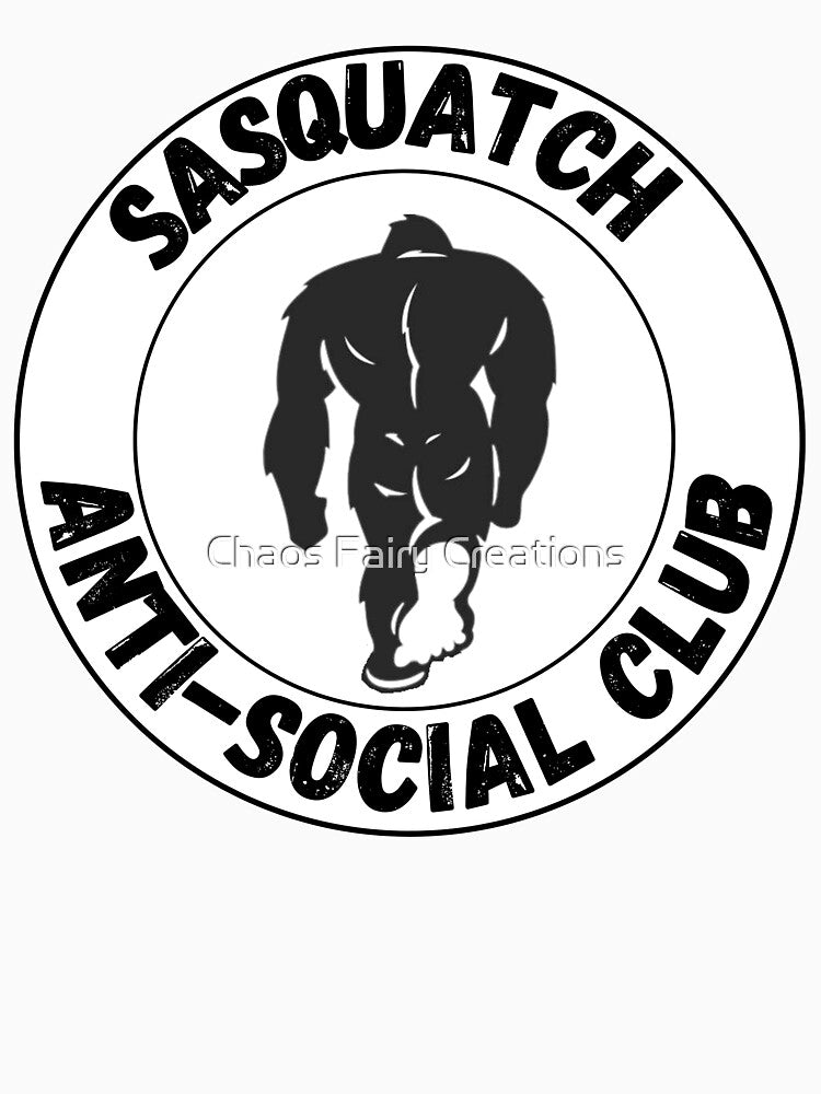 Sasquatch Anti-Social Club by Chaos Fairy Creations