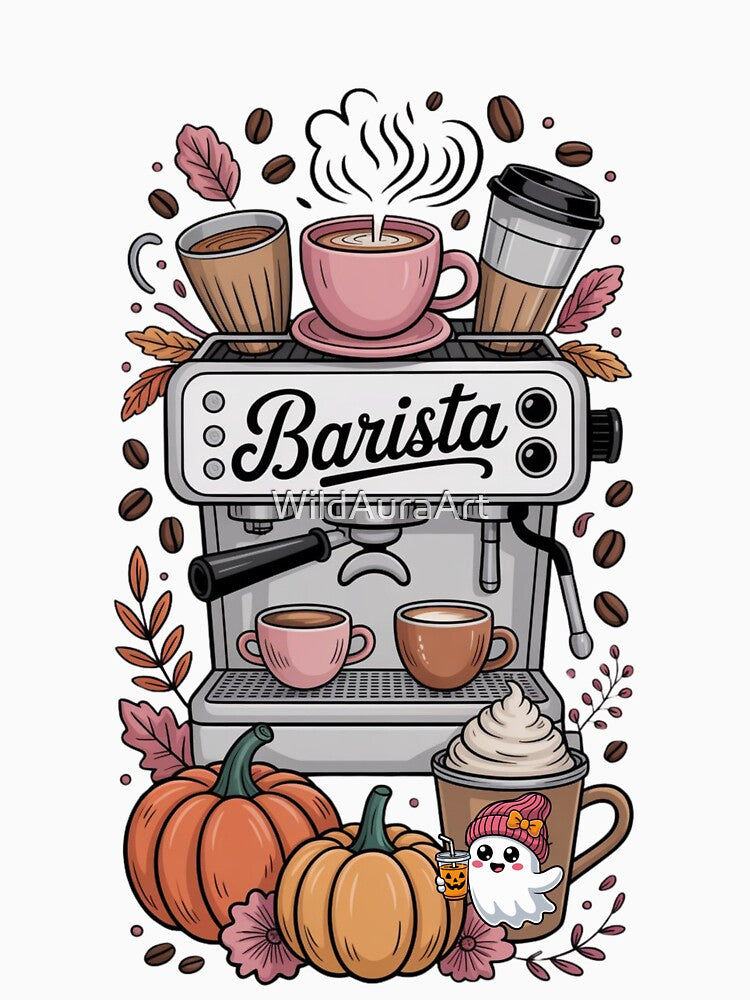 This Is My Barista Halloween Matching Costume by WildAuraArt