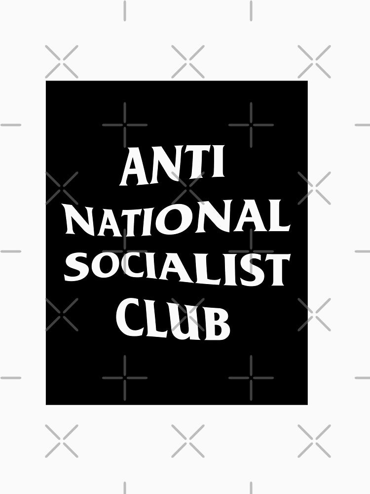 Anti Nazi Club Rectangle by Graograman