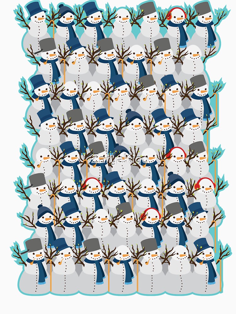 Snowman Pile by ZaryaKiqo